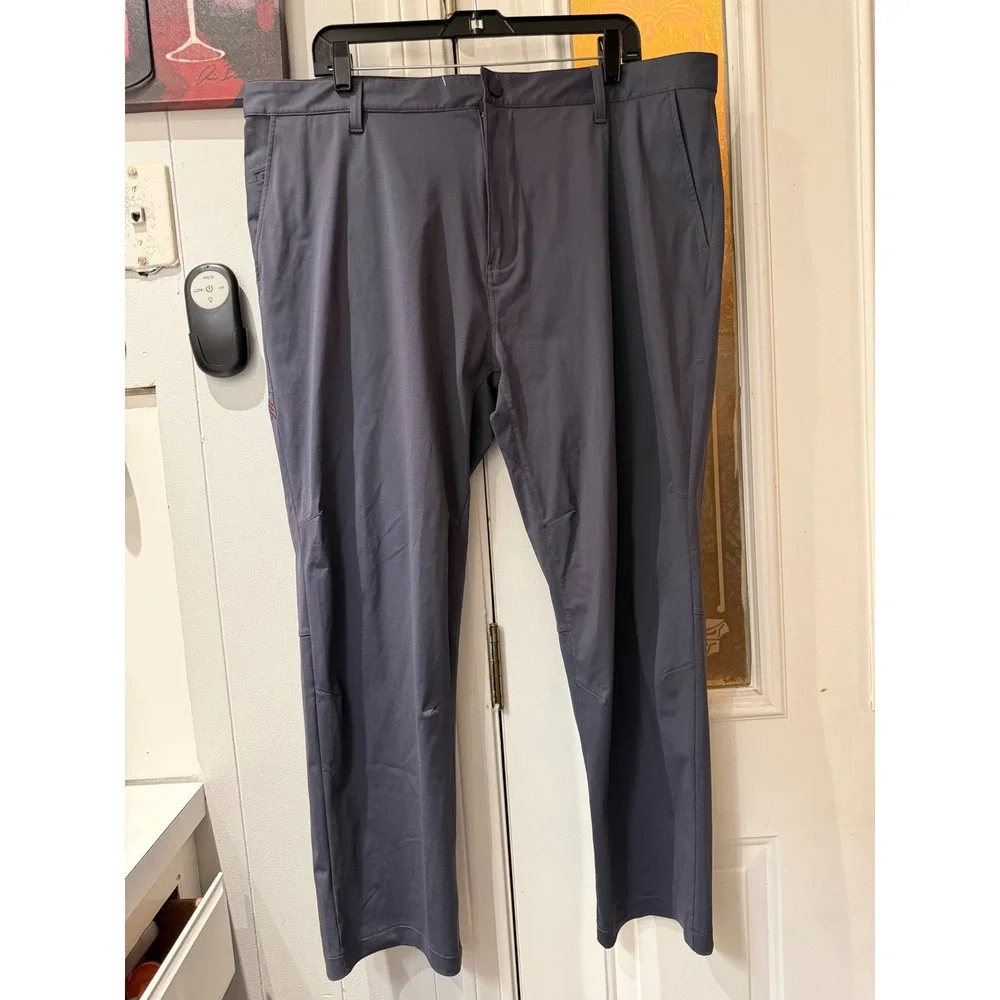 Rhone Commuter Pants Mens Dark Gray Stretch Performance Trousers RN141364
